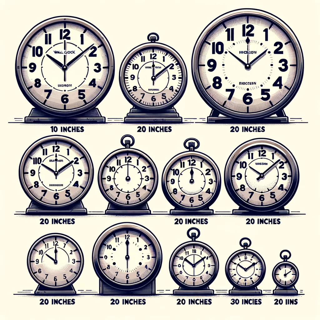 Wall Clock Sizes And Placement Tips